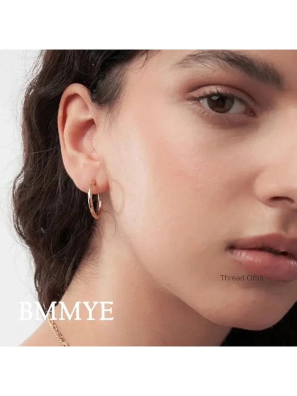 5-10 Pairs Stainless Steel Hoop Earrings Set Hypoallergenic Lightweight Thin